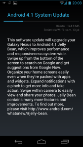 Notifikacija za updataciju androida na Jelly Beam 4.1.1